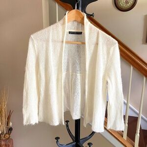 Peruvian Connection Snow Gwyneth Open Cardigan Size XS